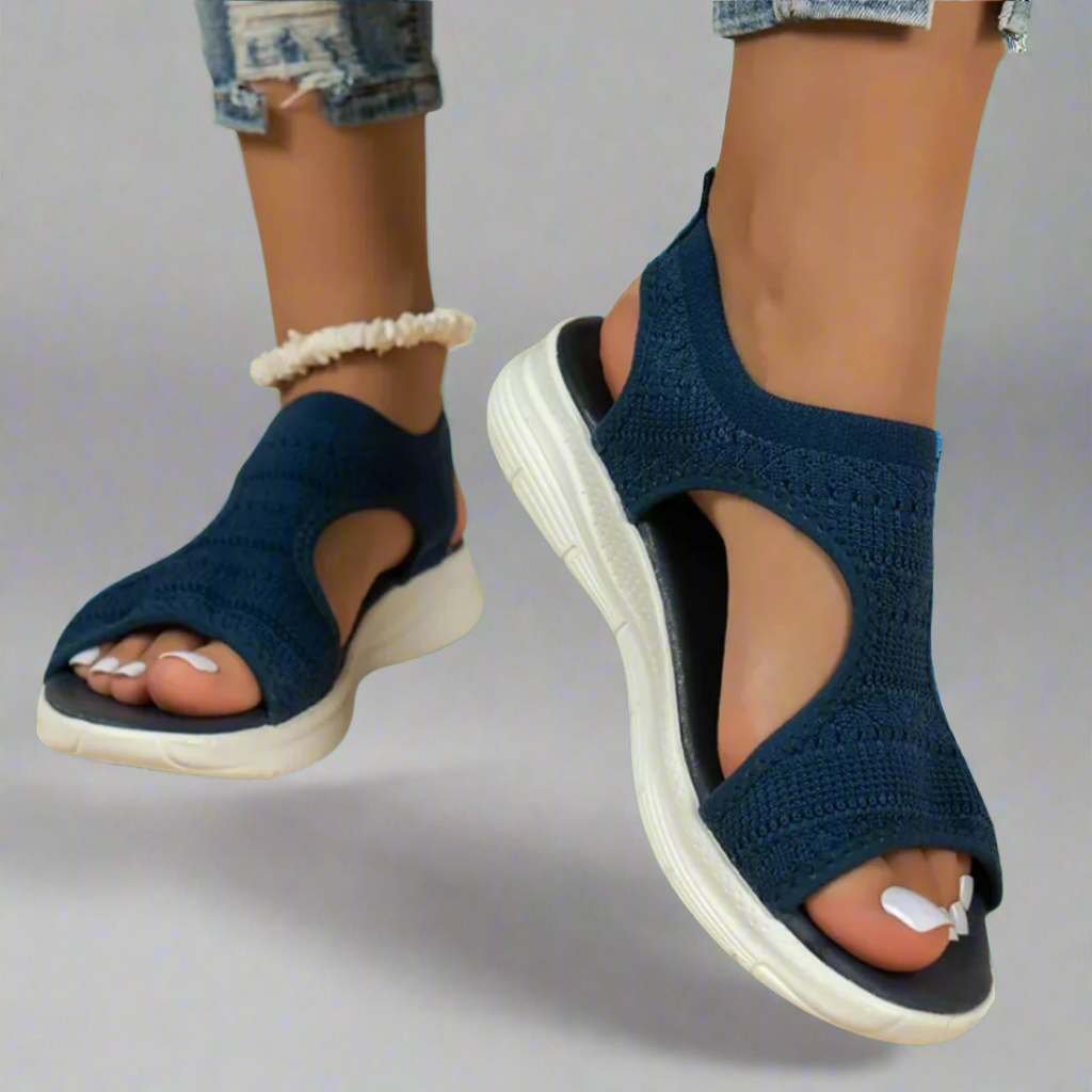 Amelie | Handgefertigte Wedge-Sandalen aus Premium-Material