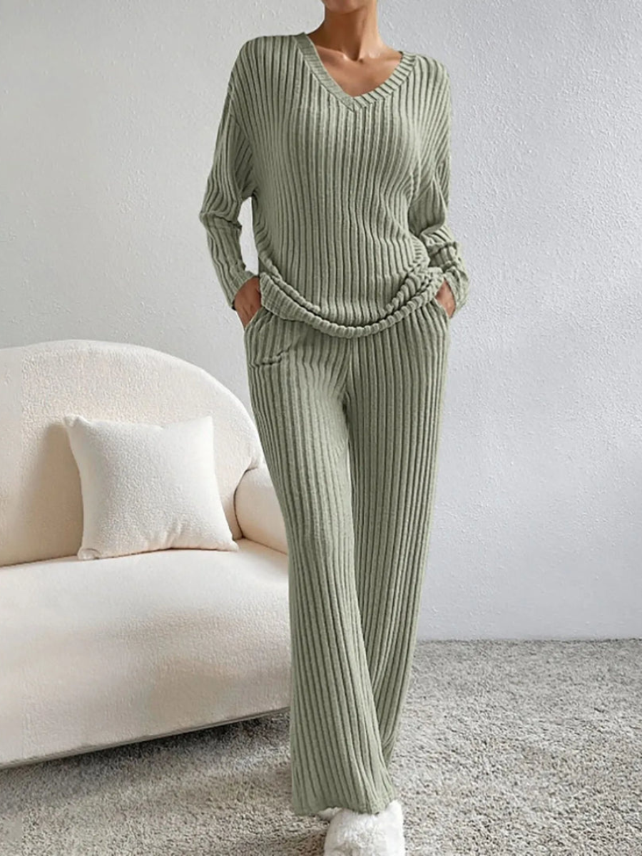 Hannelore | Warmes Rippstrick-Set