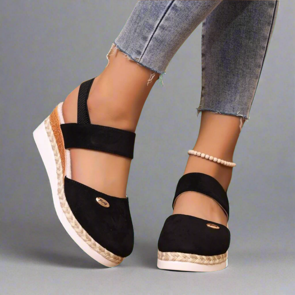 Gerneliese | Elegante Orthopädische Plateau-Sandalen