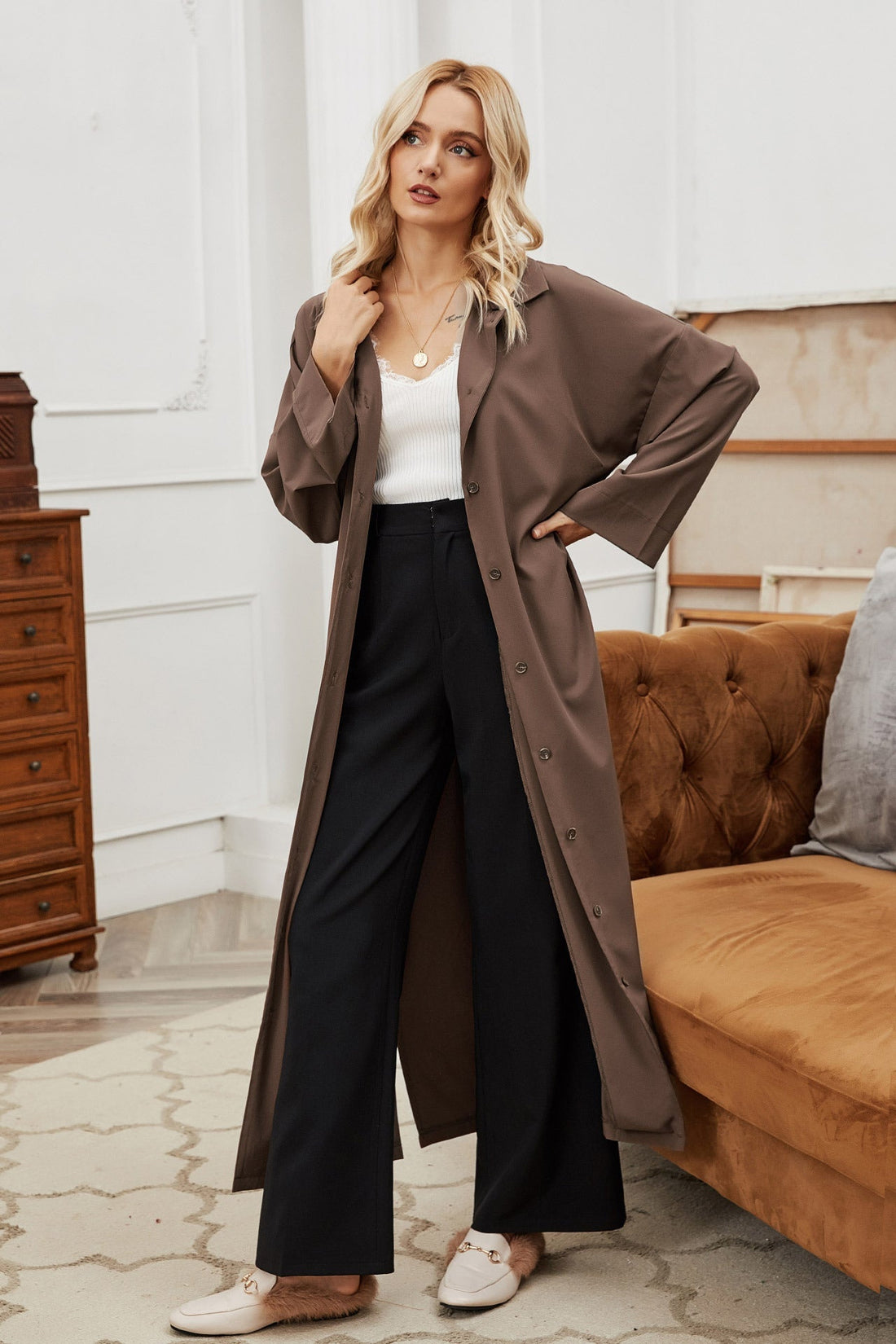 Lotte | Eleganter Trenchcoat mit Knöpfen