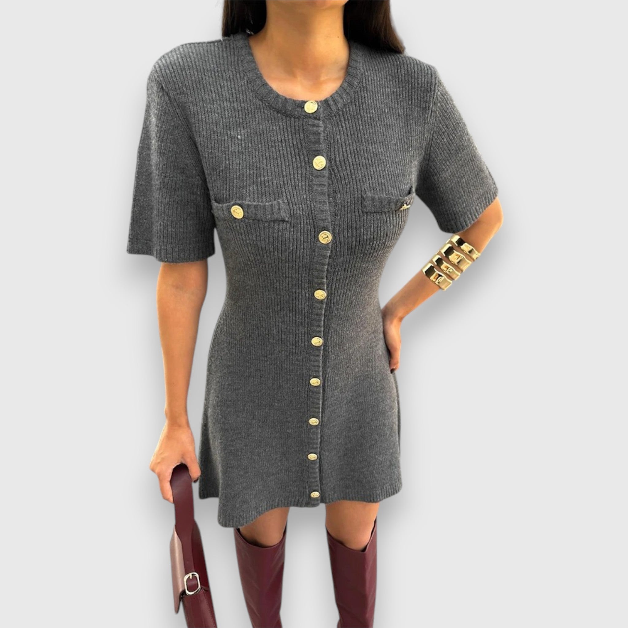 Tara – Strick-Minikleid