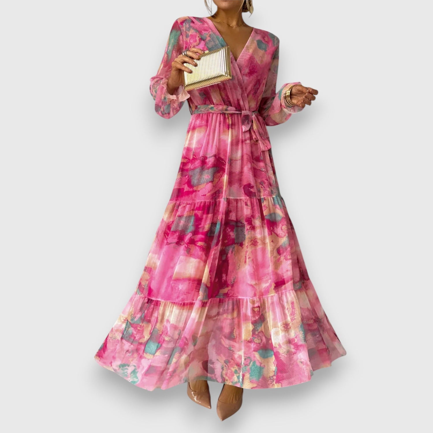 Marielle – Wickelkleid mit Blumenmuster