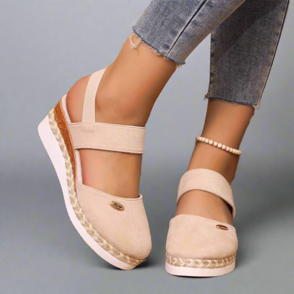 Gerneliese | Elegante Orthopädische Plateau-Sandalen