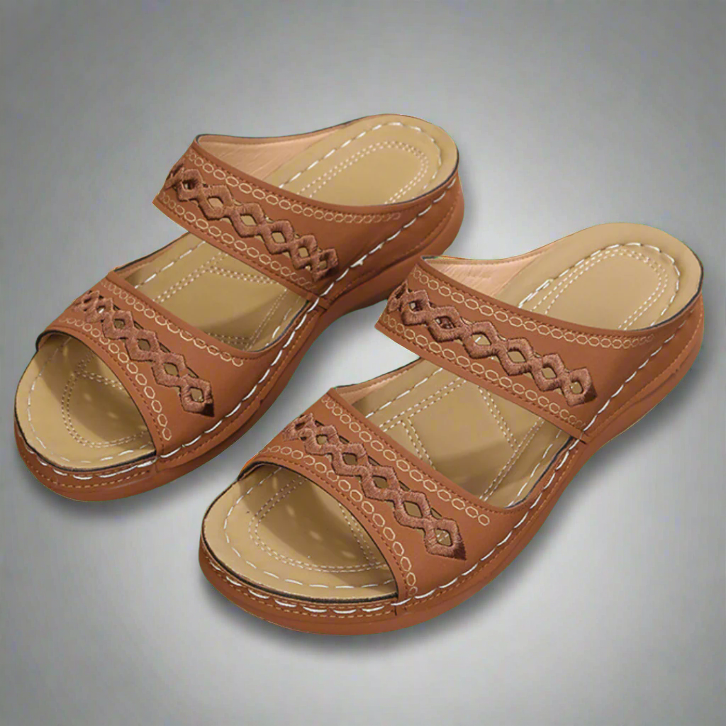 Delina | Premium Orthopädische Damen-Sandalen für bequemen Sommer