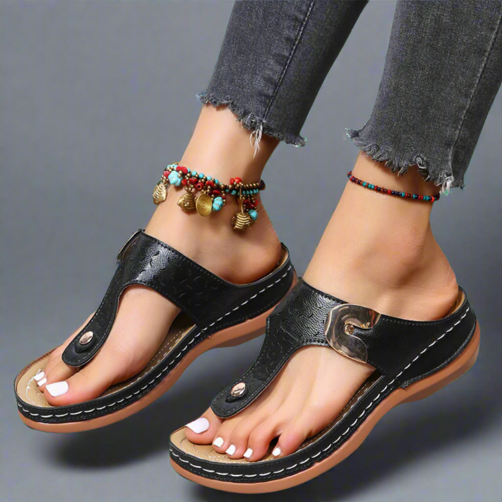 Jutelen | Premium Orthopädische Keil-Sandalen für den Sommer