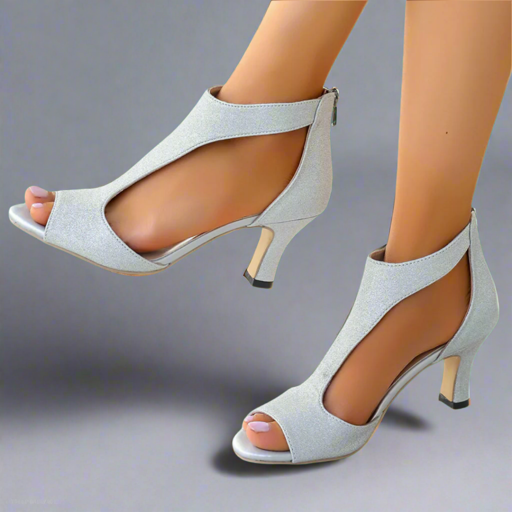 Heidrun | Elegante Komfortsandalen mit Absatz