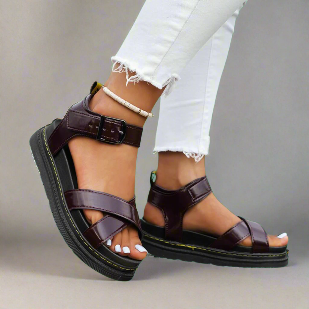 Verena | Orthopädische Sandalen aus weichem Premium-Material für schmerzfreie Schritte