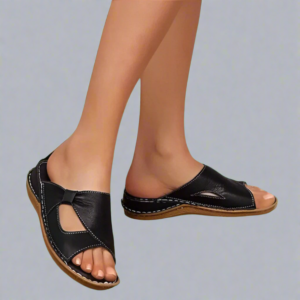 Mirlinda | Orthopädische Sandalen mit rutschfester Premium-Sohle
