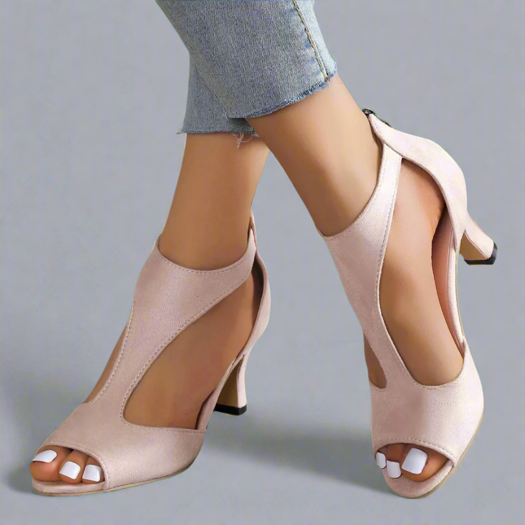 Marga | Orthopädische Sandale mit Absatz aus hochwertigem Material