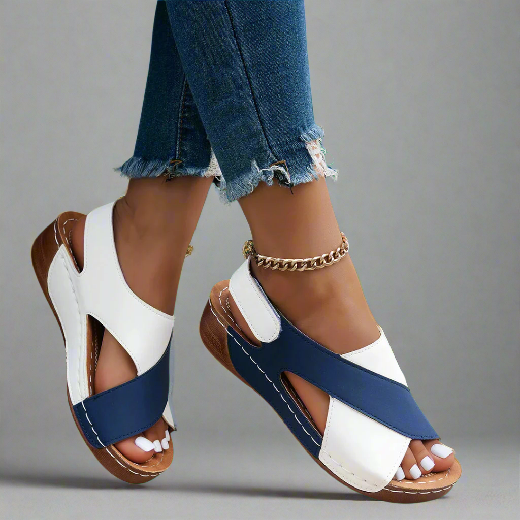 Gabriele | Handgefertigte Wedge-Sandalen aus Premium-Material