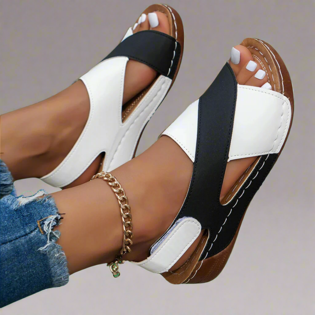 Gabriele | Handgefertigte Wedge-Sandalen aus Premium-Material