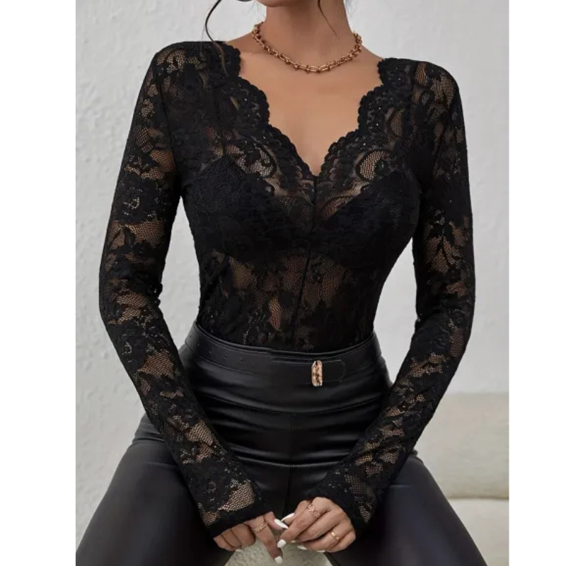Claire | Eleganter Spitzen-Body
