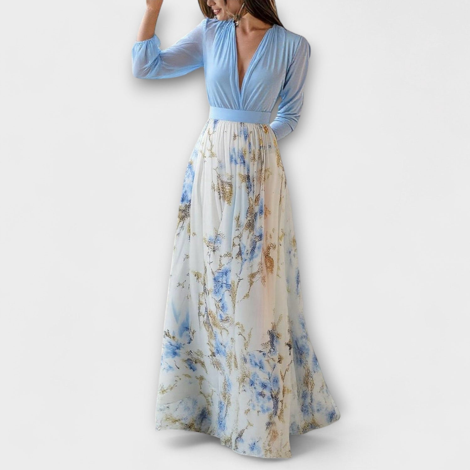 Harper - Blumen-Maxikleid