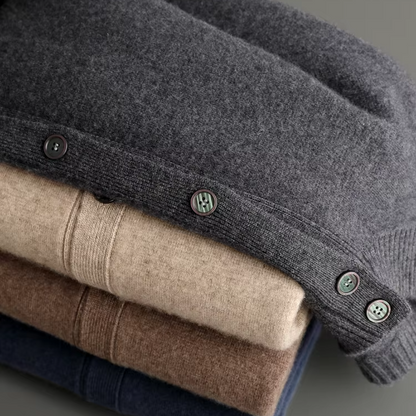 Viktor | Klassische warme Strickjacke