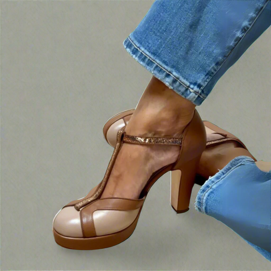 Criselmara | Elegante Komfortsandalen mit Absatz