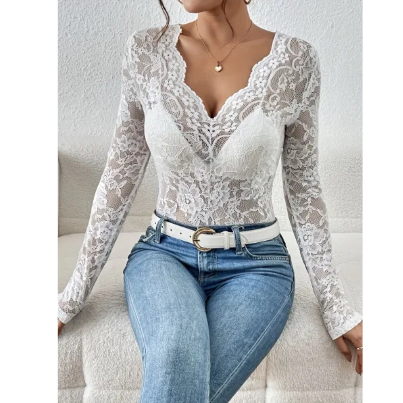 Claire | Eleganter Spitzen-Body