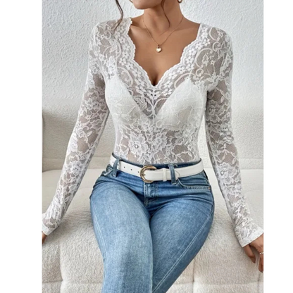 Claire | Eleganter Spitzen-Body