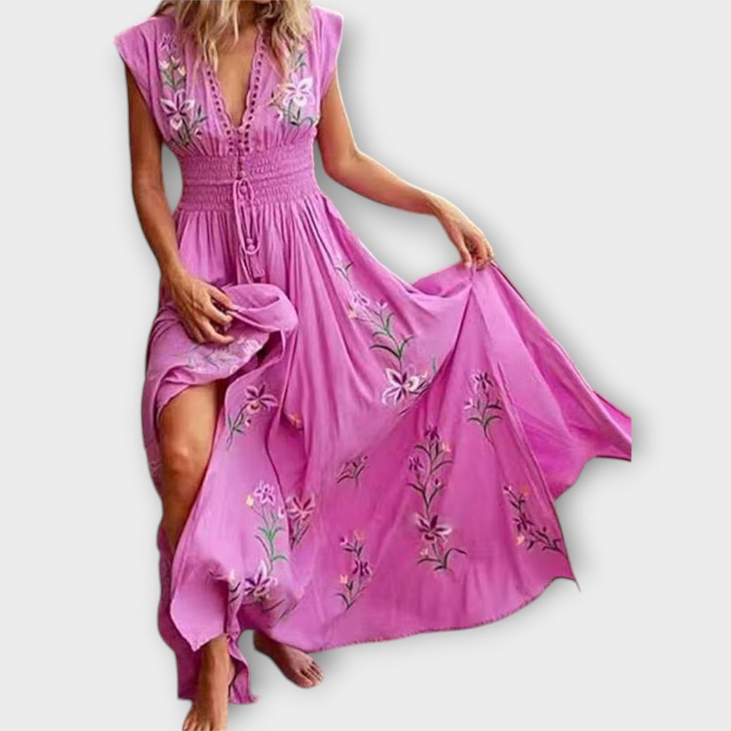 Felizia – Boho-Kleid mit zauberhaften Stickereien