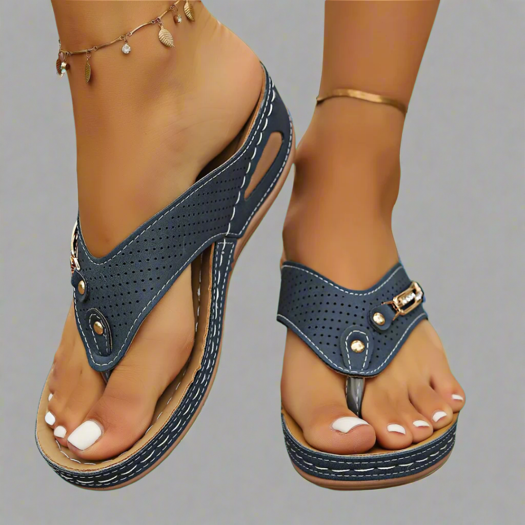 Mira | Retro Sandalen für Damen mit Fußgewölbeunterstützung – Bequem und Stylisch