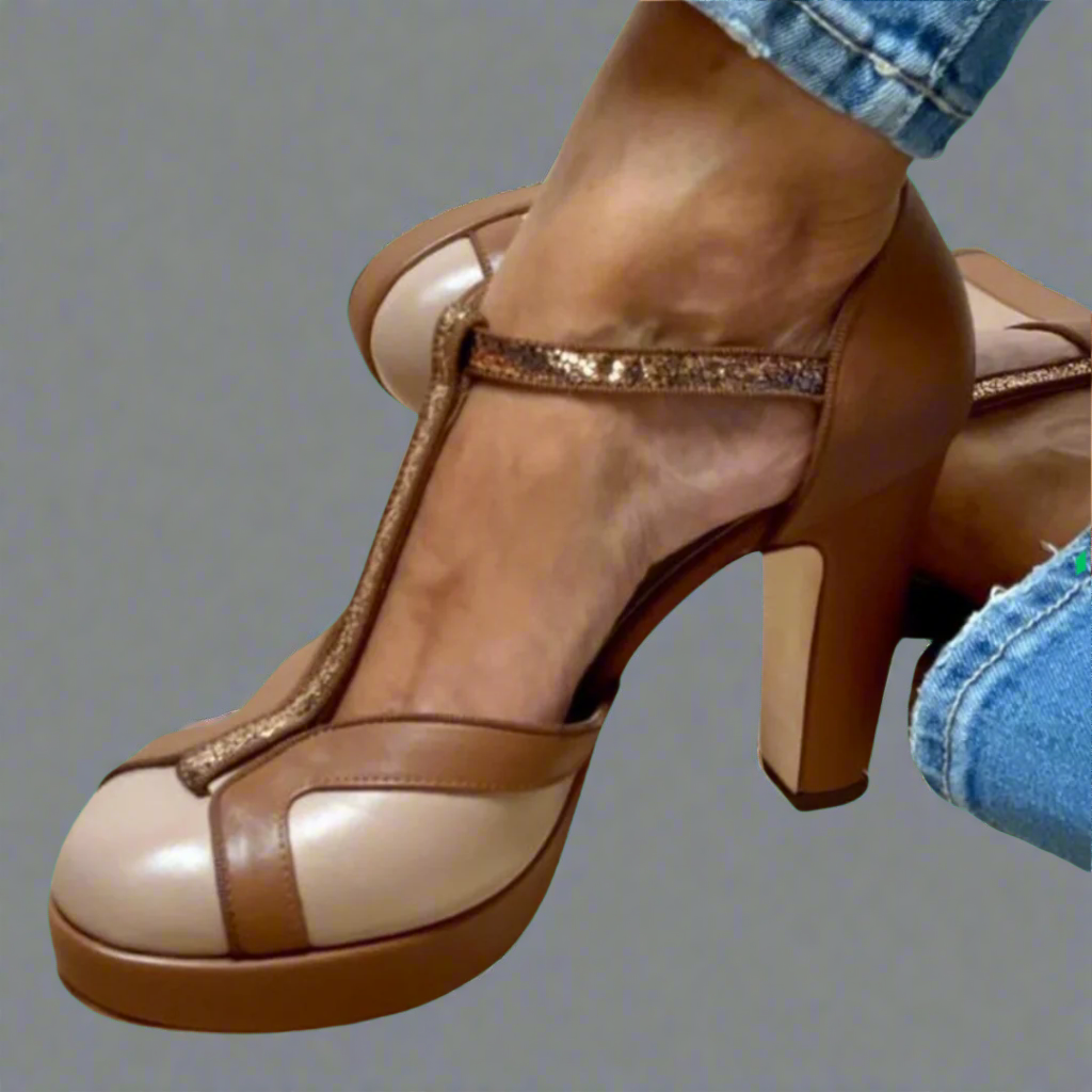 Criselmara | Elegante Komfortsandalen mit Absatz