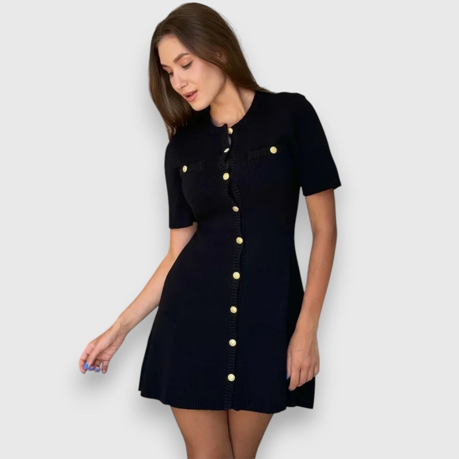 Tara – Strick-Minikleid