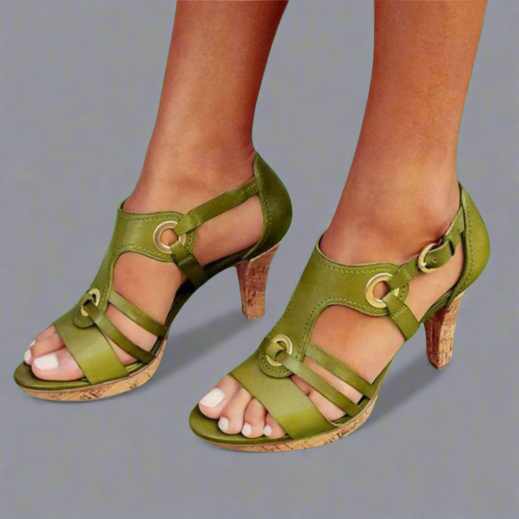 Wiebke | Romantische Sandalen mit offenen Zehen – Bequem und Stylisch