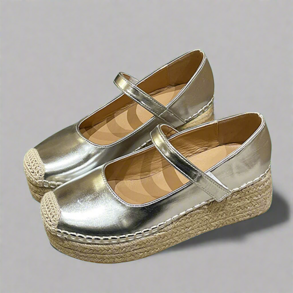 Verena | Premium Keilschuhe mit Schnalle für den Frühling