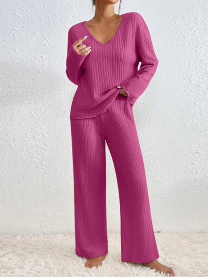 Hannelore | Warmes Rippstrick-Set