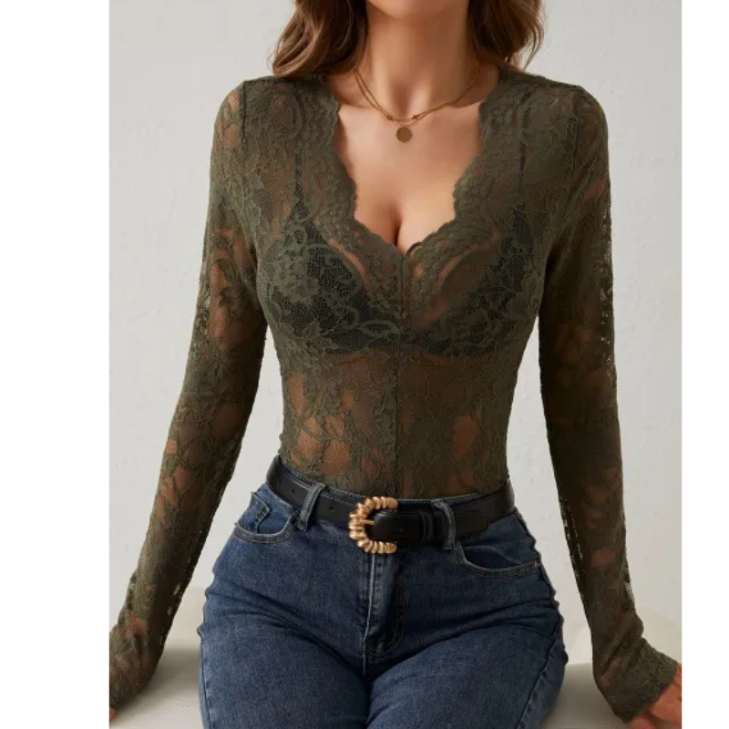Claire | Eleganter Spitzen-Body