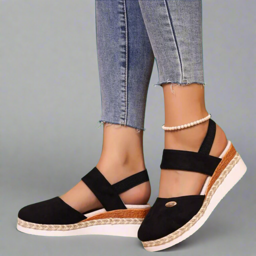 Gitta | Plus-Size Keilsandalen für Damen – Bequem und Vielseitig