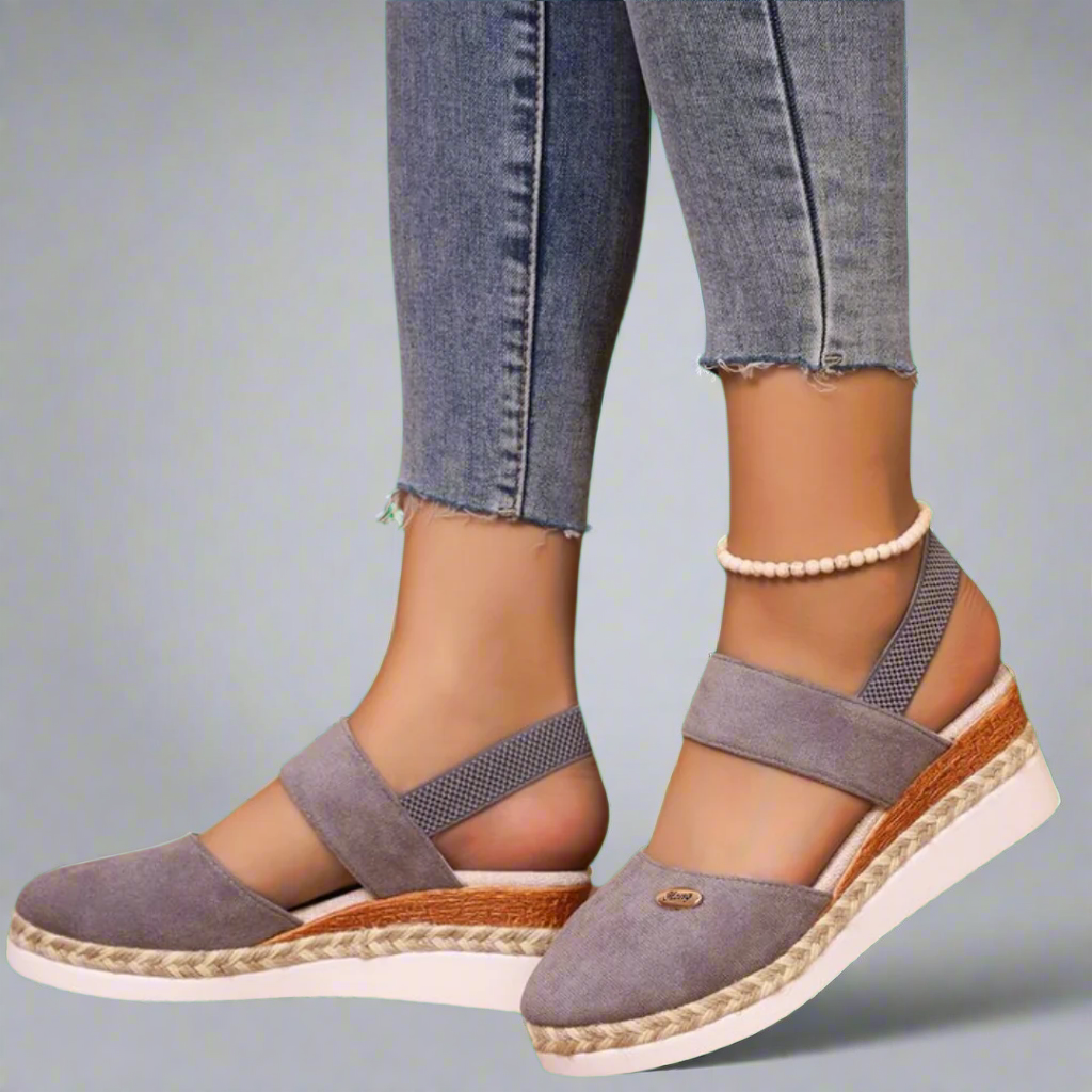 Gitta | Plus-Size Keilsandalen für Damen – Bequem und Vielseitig