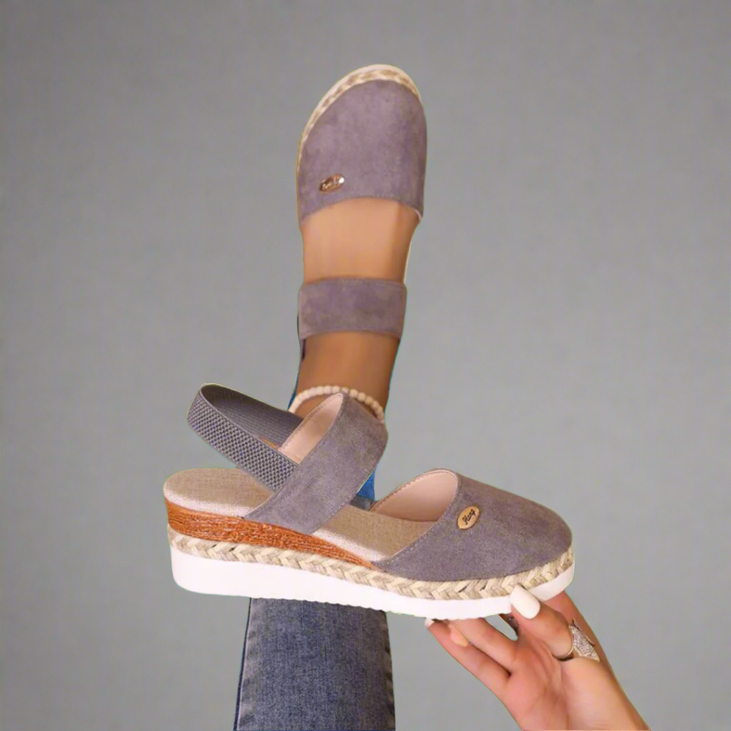 Gerneliese | Elegante Orthopädische Plateau-Sandalen
