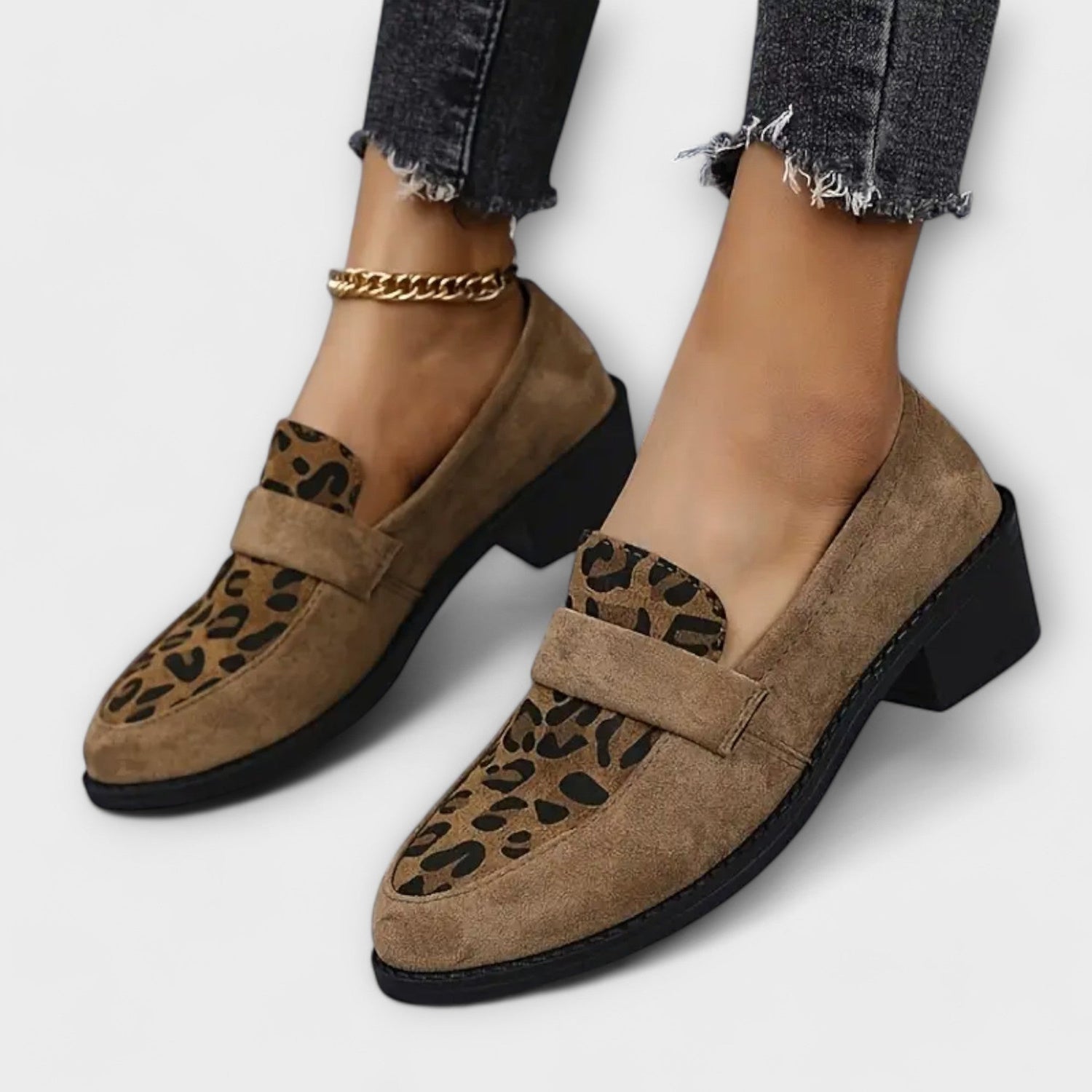 Karla - Elegante Damenschuhe mit Leopardenmuster