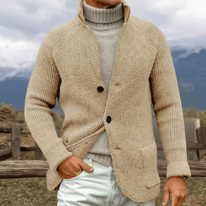 Erwin™ | Strickjacke Aus Grober Strickoptik
