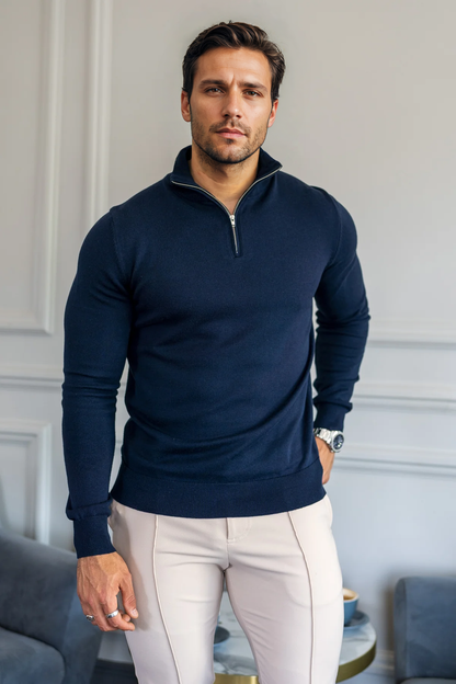 Leandro Zip-Sweater