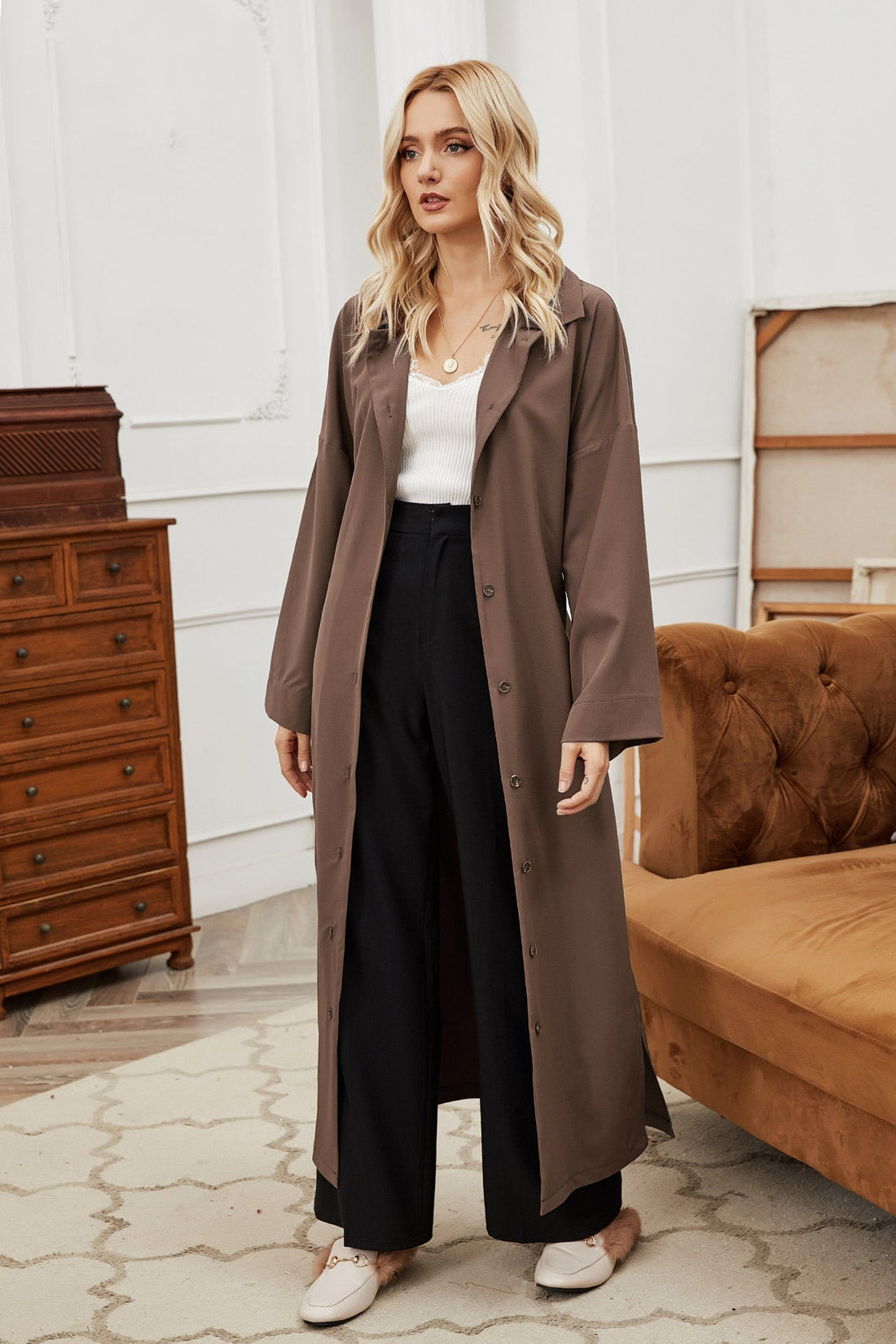 Lotte | Eleganter Trenchcoat mit Knöpfen