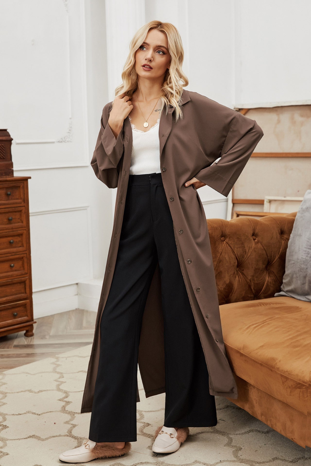 Lotte | Eleganter Trenchcoat mit Knöpfen