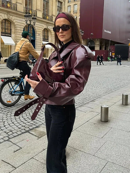 Elfriede | Luxuriöse Lederjacke