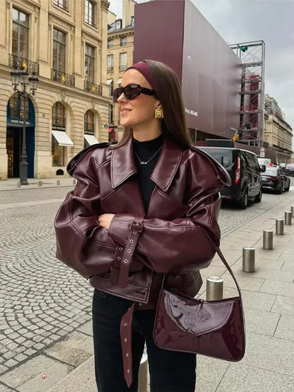 Elfriede | Luxuriöse Lederjacke