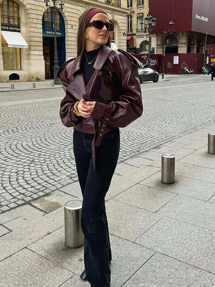 Elfriede | Luxuriöse Lederjacke