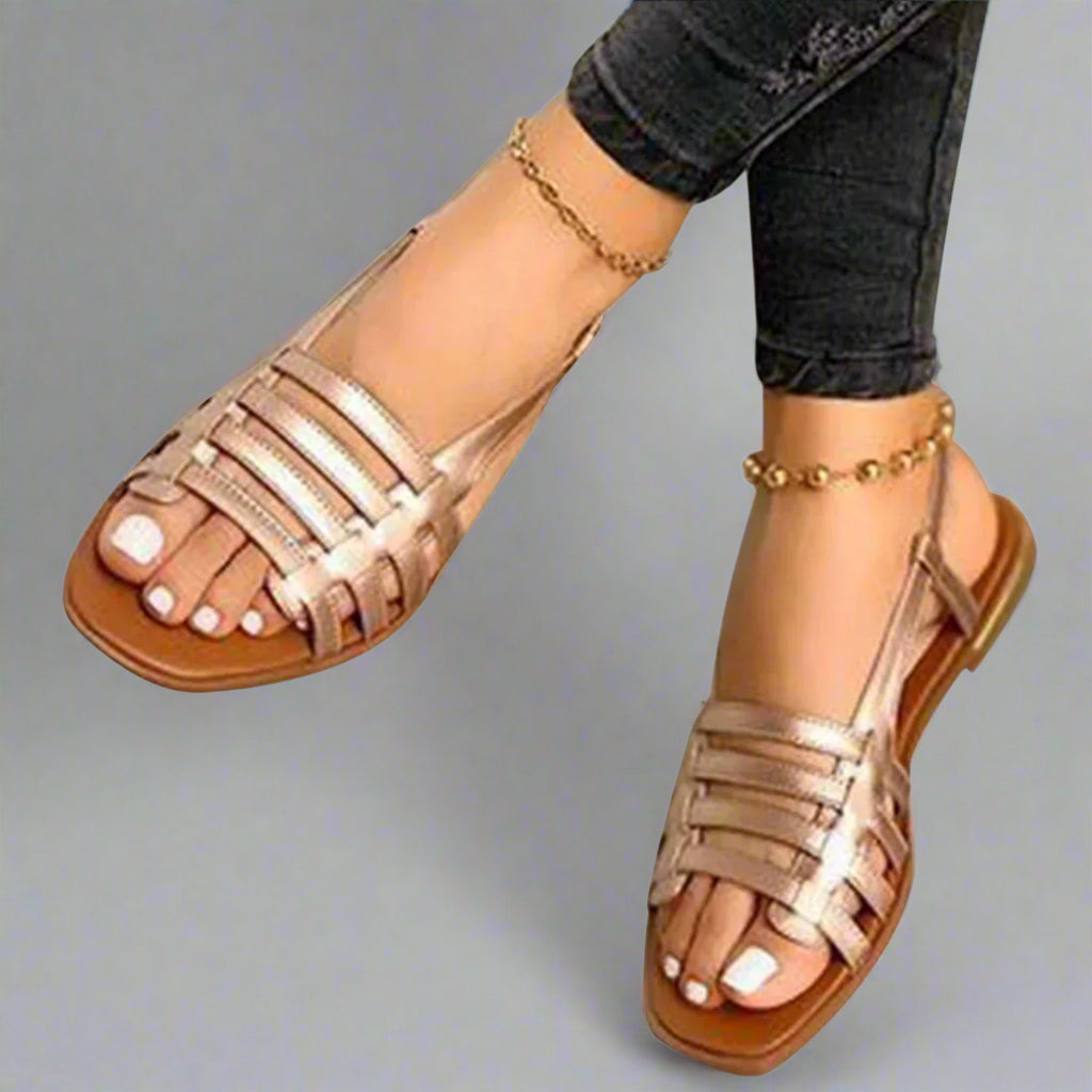 Adele | Handgefertigte Gladiator-Sandalen aus Premium-Material