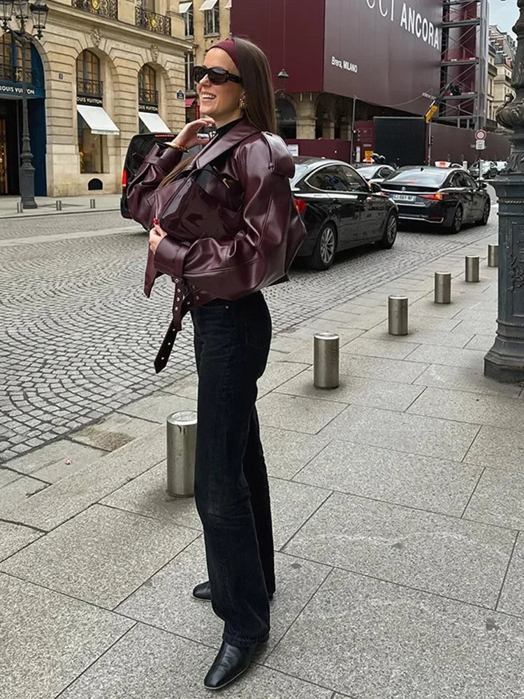 Elfriede | Luxuriöse Lederjacke