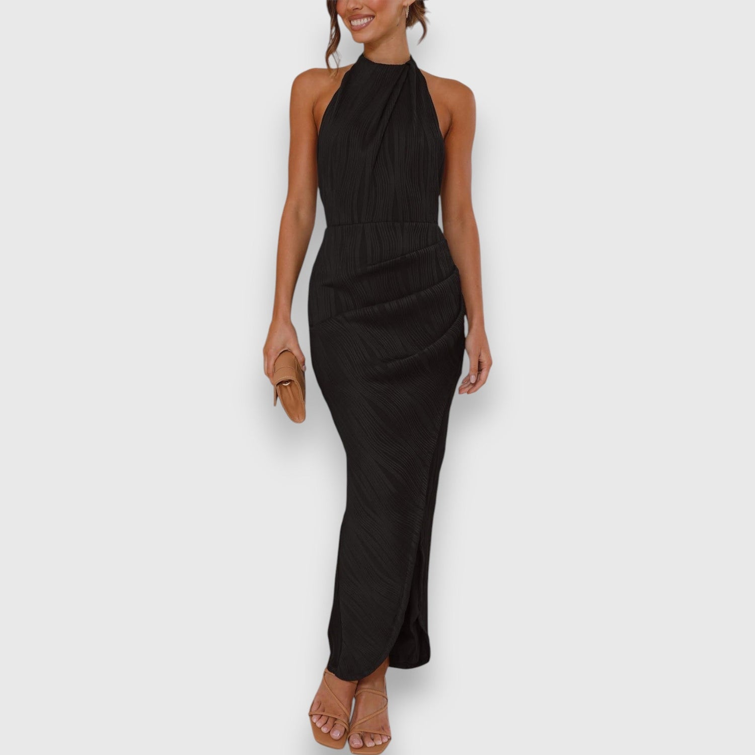 Flora – Elegantes Neckholder-Kleid
