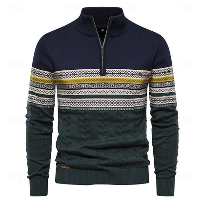 Half Zip Knit Pullover