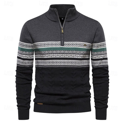 Half Zip Knit Pullover