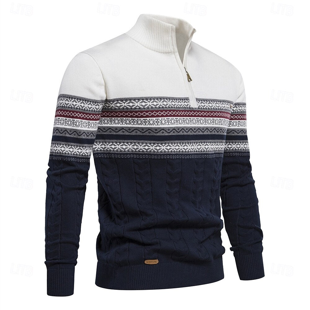 Half Zip Knit Pullover
