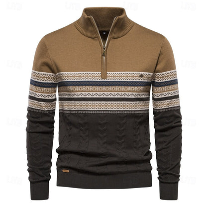 Half Zip Knit Pullover