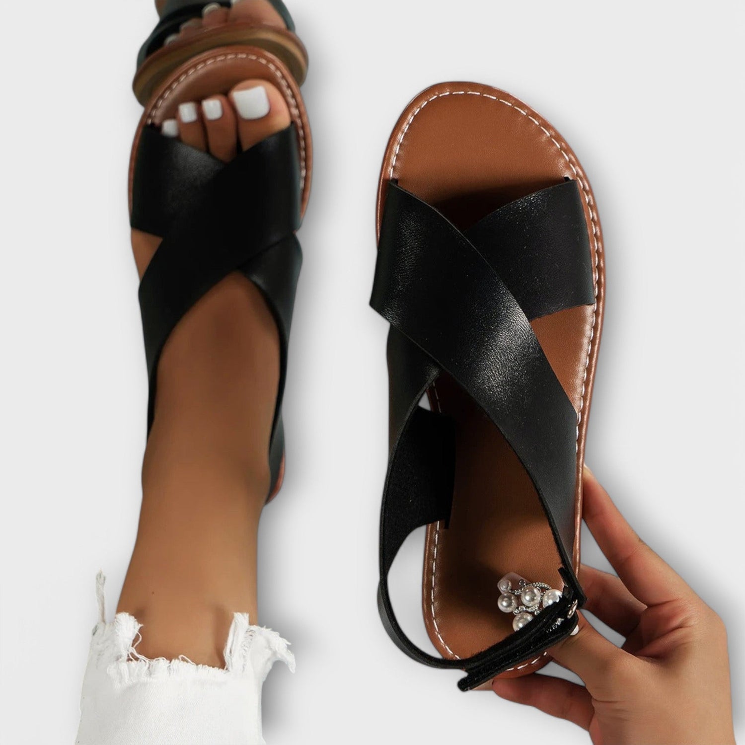 Savannah - Damen Sandalen mit Schnalle